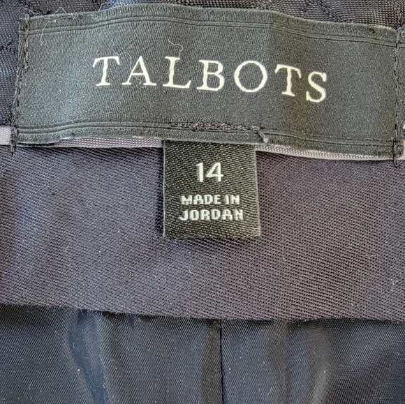 TALBOTS Lined Dress Pants Size 14 EUC - Picture 6 of 12